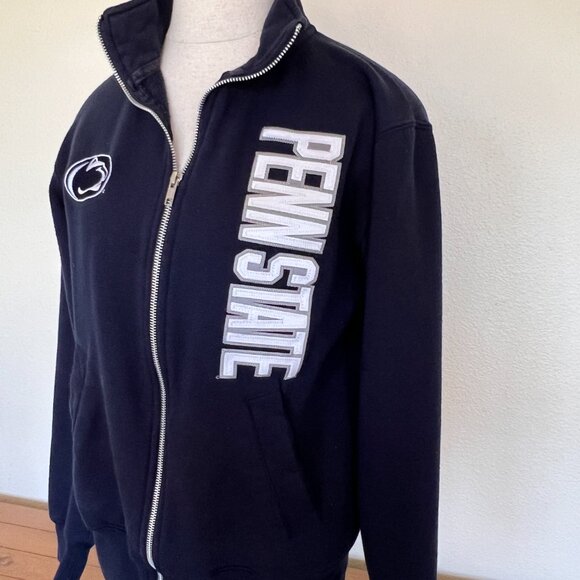 Penn State Zip Up Navy Sweatshirt Jacket - Size Small - Picture 2 of 12